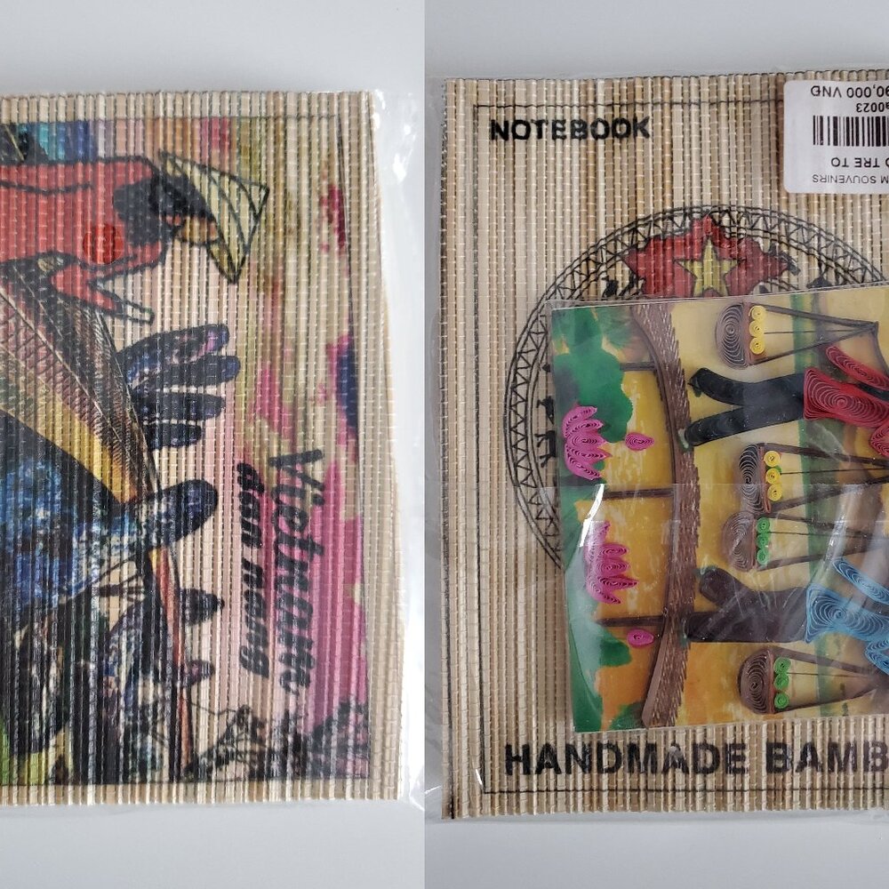 Vietnamese Da Nang Bamboo Notebook and Card